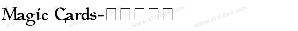 Magic Cards字体转换